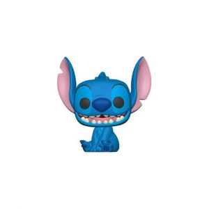 lilo and stitch pop! disney vinyl figure smiling seated stitch 9 cm