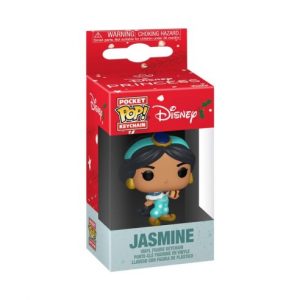 portachiavi disney princess pop! vinyl keychains 4 cm holiday jasmine