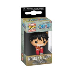 portachiavi one piece pop! plus animation figure luffy (egg) 4 cm