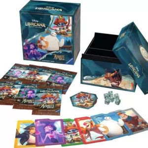disney lorcana tcg: azurite sea pacchetto trove (eng)